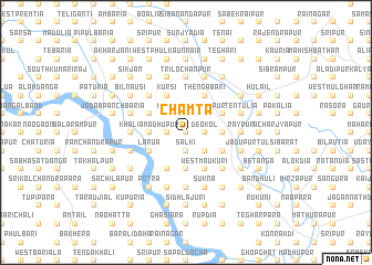 map of Chāmta