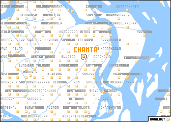 map of Chāmta