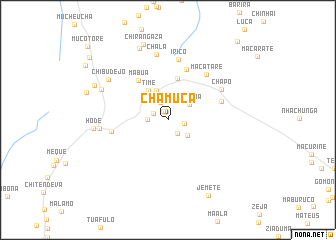 map of Chamuça
