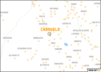 map of Chamuela