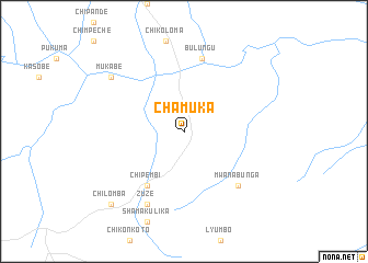 map of Chamuka