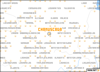 map of Chamuscada