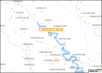 map of Chamuscada