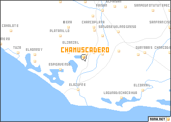 map of Chamuscadero