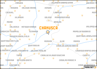 map of Chamusca