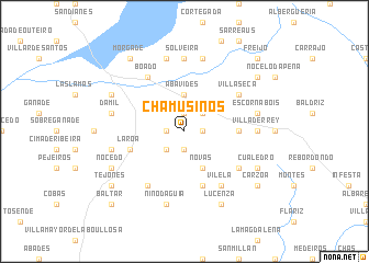 map of Chamusiños