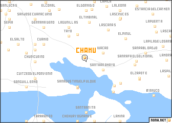 map of Chamú