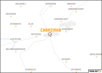 map of Chamzinka