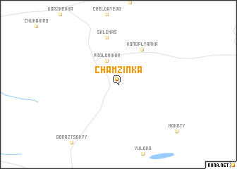 map of Chamzinka