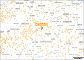 map of Chanāki