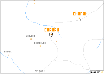 map of Chanak