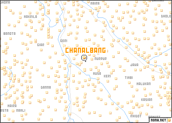 map of Chanālbang