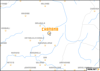 map of Chanama