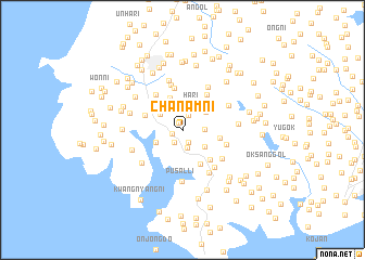 map of Chanam-ni