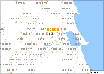 map of Chán An