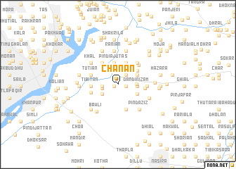 map of Chanan