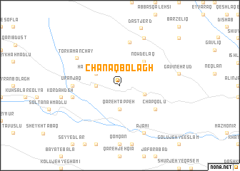 map of Chanāq Bolāgh