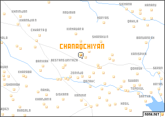 map of Chanāqchiyān