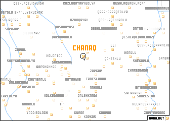 map of Chanāq