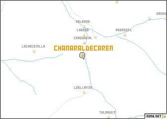 map of Chañaral de Carén