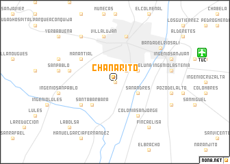 map of Chañarito