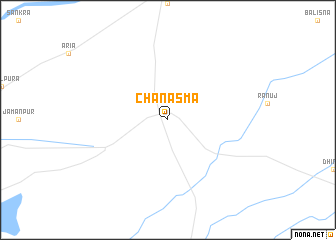 map of Chānasma
