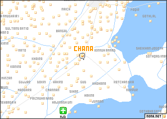 map of Chana