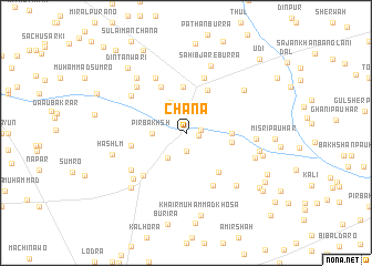 map of Chana