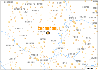 map of Chanba Gali