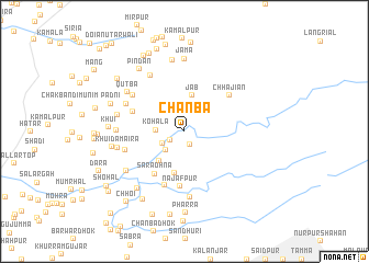 map of Chanba