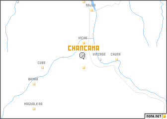 map of Chancama