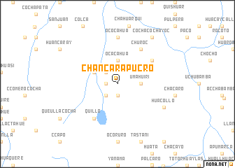 map of Chancara Pucro