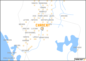 map of Chancay