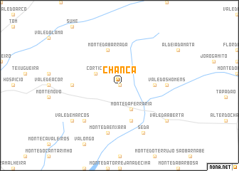 map of Chança