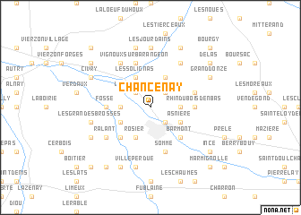 map of Chançenay