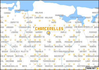 map of Chancerelles
