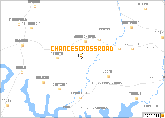 map of Chances Crossroad