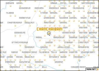 map of Chānchaibāri