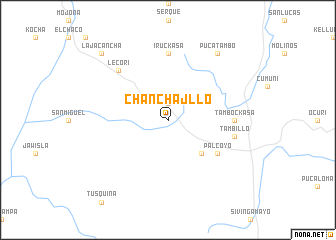 map of Chanchajllo