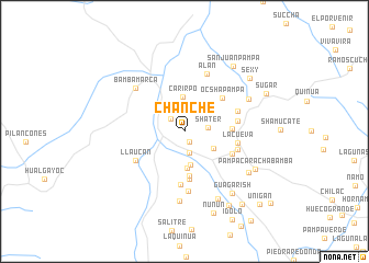 map of Chanche