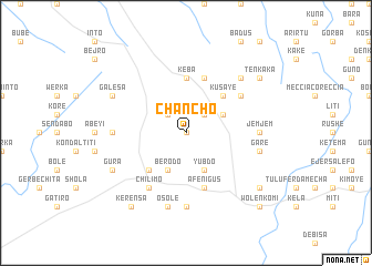 map of Chʼanchʼo