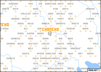map of Chʼanchʼo
