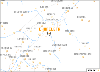 map of Chancleta