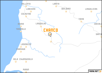 map of Chanco