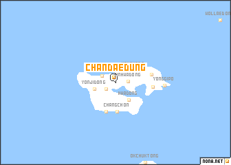 map of Chandaedŭng