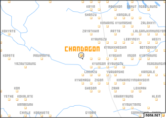 map of Chāndagon