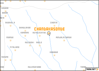 map of Chanda-Kasonde