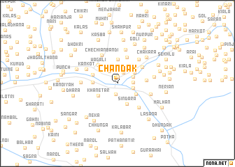 map of Chandak