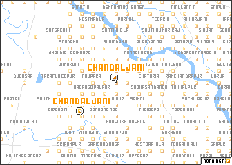 map of Chandāljāni