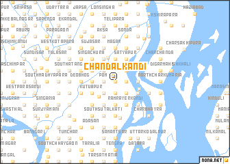 map of Chandālkāndi